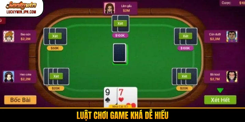 Luật chơi game khá dễ hiểu