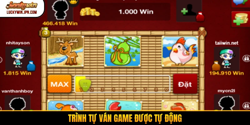 Trình tự ván game được tự động